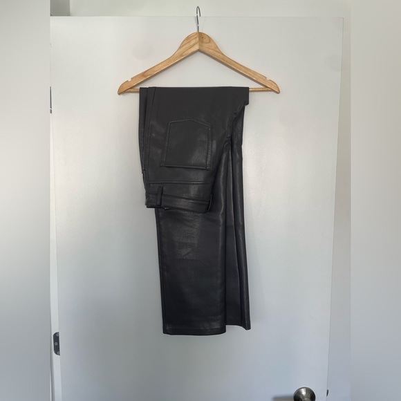 The Melina Pant High Waisted Vegan Leather | Aritzia - Picture 2 of 8
